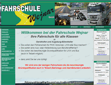 Tablet Screenshot of fahrschule-wejnar.de
